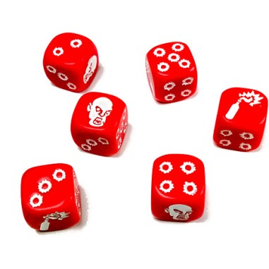 Zombicide : Set de dés rouge - Jeux de société - Cmon