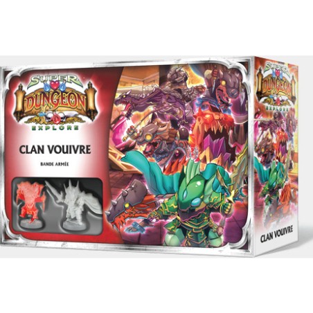 Super Dungeon Explore - Clan Vouivre, Bande Armée - Jeu de société - Edge