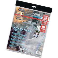 Ultra-pro : 10 Feuilles Silver pour Classeur - Ultra Pro