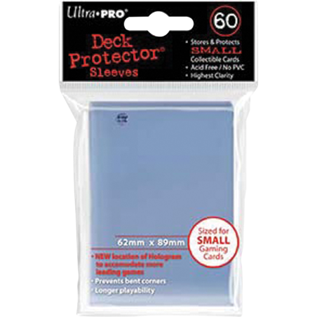 60 Deck Protector Transparent small 62 x 89 mm - Ultra.Pro - Ultra Pro