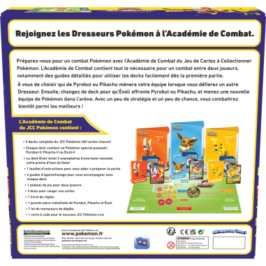 POKEMON Coffret Académie de Combat Pokémon 2nd édition pas cher 
