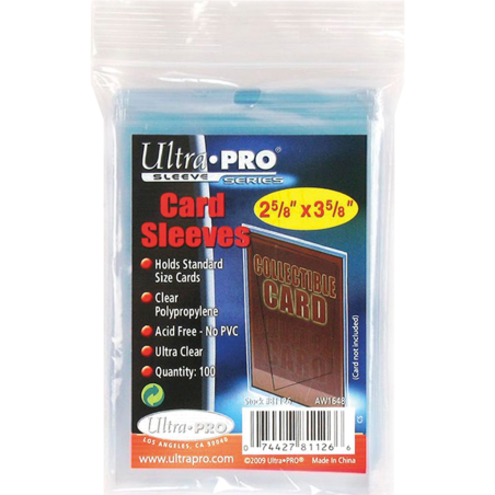 Protège-cartes souples Sleeves - Accessoires - Ultrapro - Ultra Pro