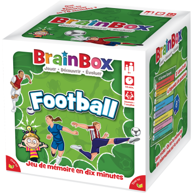 BrainBox - Football - Jeu de Mémoire - Green Board Games