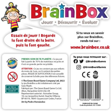 BrainBox - Football - Jeu de Mémoire - Green Board Games