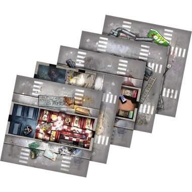 Zombicide : Set de Dalles Saison 1 - Extension - Jeux de société - Cmon