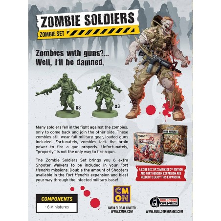 Zombicide : Soldats Zombies - Extension - Jeux de société - Cmon