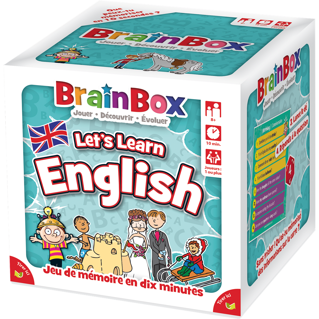 BrainBox : Apprenons l'Anglais Refresh The Green Board Game