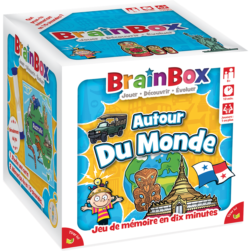 BrainBox : Voyage autour du Monde Refresh The Green Board Game