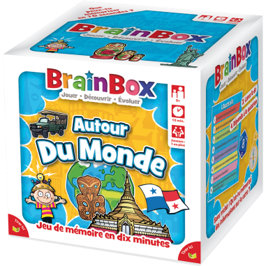 Brain Box - Voyage autour du Monde - Jeu de société - Green Board Game Company - Green Board Games