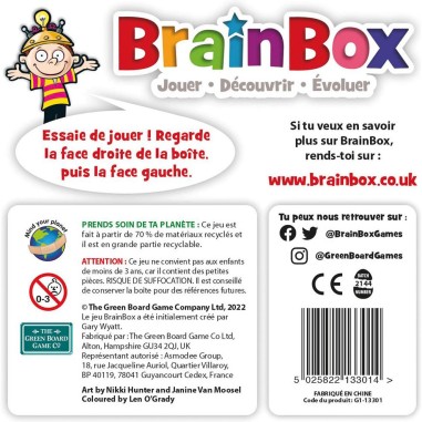 Brain Box - Voyage autour du Monde - Jeu de société - Green Board Game Company - Green Board Games