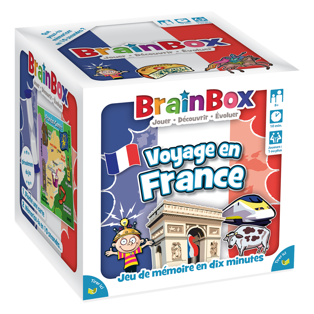 Brain Box - Voyage en France - Jeu de société - Green Board Game Company -  Green Board Games