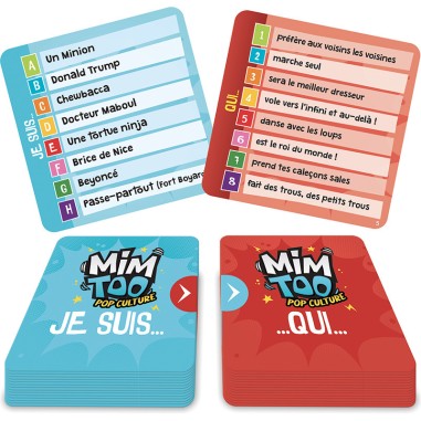 Mimtoo Pop Culture - Cocktail games - Jeux de société - Asmodée