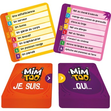 Mimtoo - Jeux de Mime et Déduction - Cocktail Games