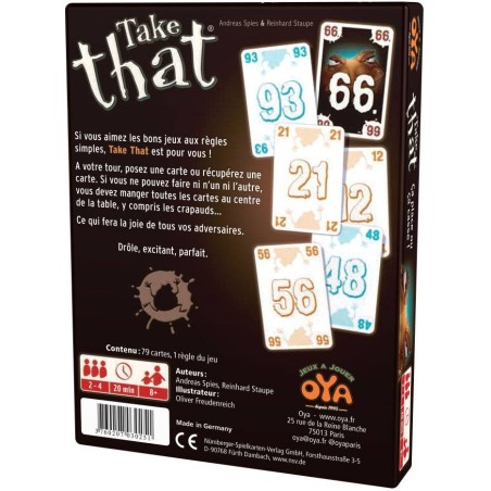 Take that - jeu de cartes - Oya