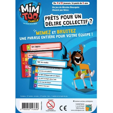 Mimtoo Famille - Jeux de Mime et Déduction - Cocktail Games