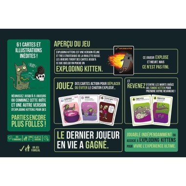 : Zombie Kittens - Jeux de société - Exploding Kittens