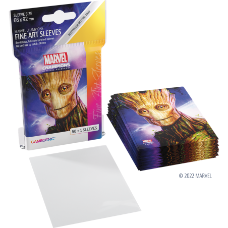 Marvel Champions Art Sleeves - Groot - Accessoires - Gamegenic