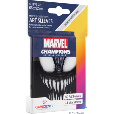 Gg : 50 sleeves Marvel Champions Fine Art - Venom - Gamegenic