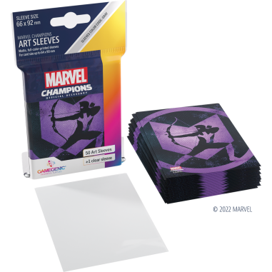 Marvel Champions Art Sleeves - Hawkeye - Accessoires - Gamegenic