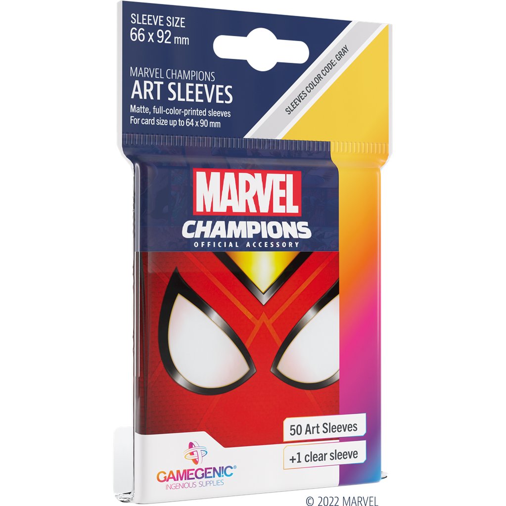 Gg : 50 sleeves Marvel Champions Fine Art Spider Woman Gamegenic