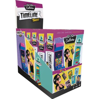 Timeline Twist : Pop Culture - 100 cartes - Jeux de société - Asmodée