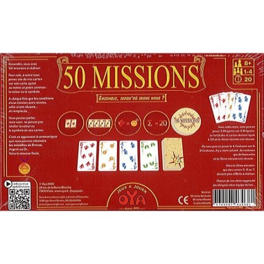 50 Missions - Jeux de société - Oya