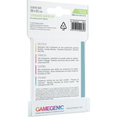 : 50 Prime Sleeves 59x91 Standard Américain - Accessoires - Gamegenic 2