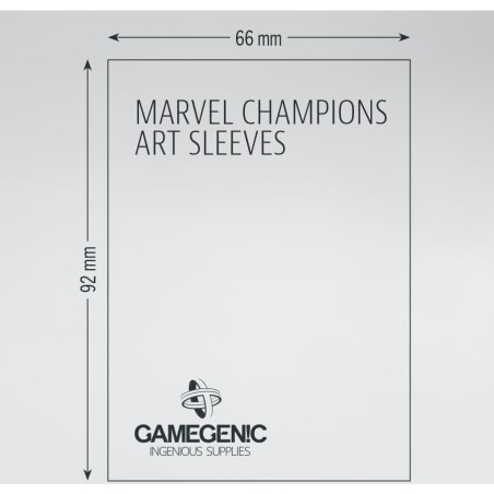 Marvel Champions Art Sleeves Man - Accessoires - Gamegenic