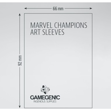 Marvel Champions Art Sleeves - Marvel Black - Accessoires - Gamegenic