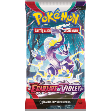 ASMODEE Booster Cartes Pokémon Ecarlate et Violet pas cher 