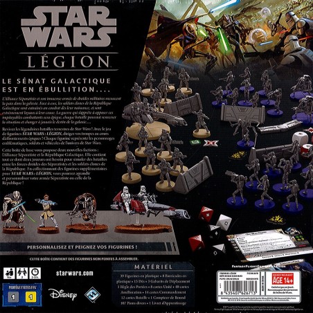 Star Wars : Légion - Clone Wars - Boîte de base - Jeux de Figurines - Fantasy Flight Games