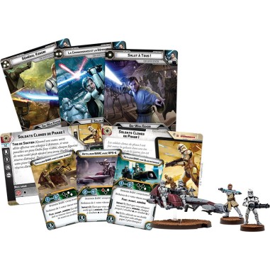 Star Wars : Légion - Clone Wars - Boîte de base - Jeux de Figurines - Fantasy Flight Games