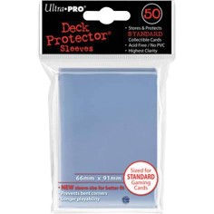 Sleeves x 50 - Standard Transparent - 66 x 91 mm - Ultra Pro
