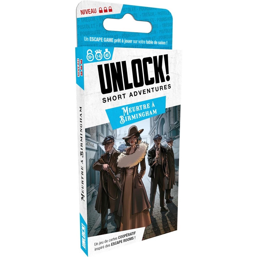 Meutre à Birmingham Unlock! Short Adventures Space Cowboys