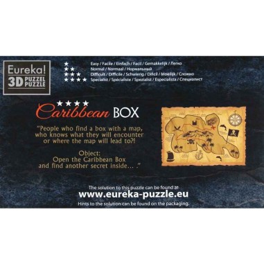 Secret Escape Box - Caraïbes - Eureka Puzzle - Jeux de société - Gigamic
