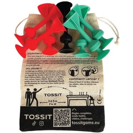 : Rouge - Cyan - Jeu classique - Tossit