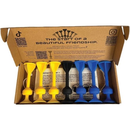 Tossit : Bleu - Jaune - Jeu classique - Gigamic