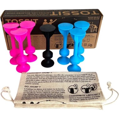 Tossit : Rose - Bleu Clair - Jeu classique - Gigamic