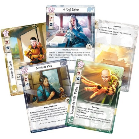 La Légende des Cinq Anneaux Jce: Le Trône du Chrysanthème - Jeu de cartes - Fantasy Flight Games