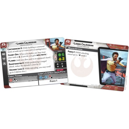 Lando Calrissian - Extension Commandant - Star Wars Légion - Fantasy Flight Games