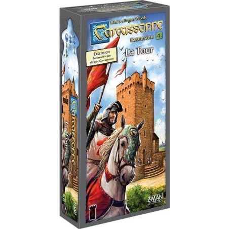 Carcassonne: Extension 4 - La Tour - Jeu de société - Zman Games - Filosofia Games