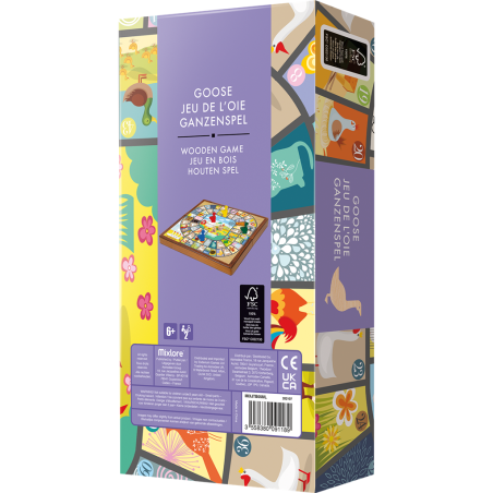 Jeu de l'Oie Pliable - Mixlore - Jeux classiques - Asmodée