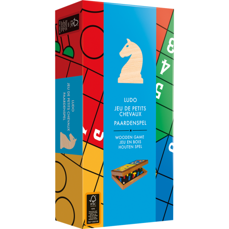 Jeu de petits chevaux pliable - Asmodée
