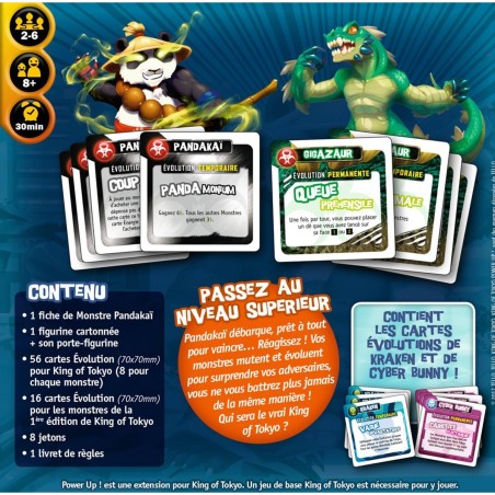 King of Tokyo : Power up - Extension - Jeux de société - Iello