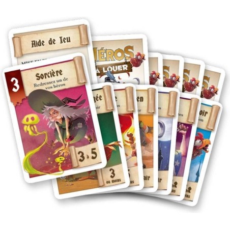 Jeu Héros à louer - Jeu de cartes - Iello