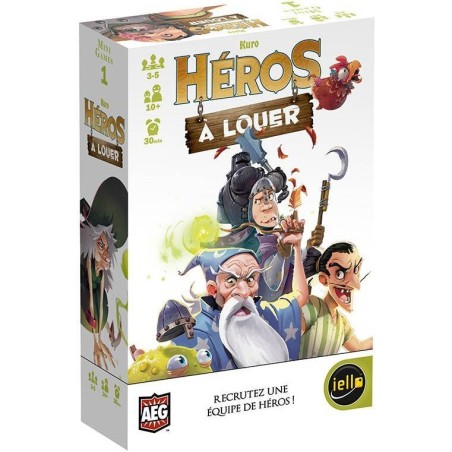 Jeu Héros à louer - Jeu de cartes - Iello