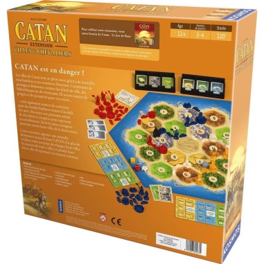 Catan - Extension Villes et Chevaliers - Jeu de société - Kosmos