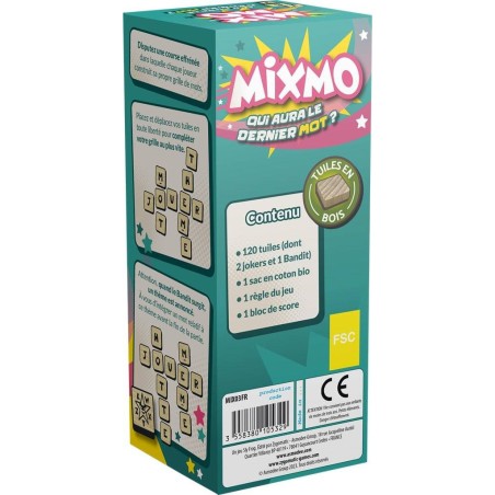Mixmo Eco Pack - Jeux de société - Jeu de Lettres - Asmodée