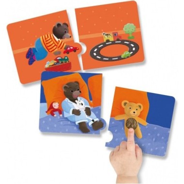 Puzzles à toucher les jouets Petit Ours Brun - Bayard Jeux