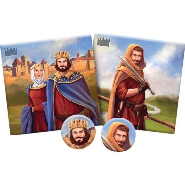 Carcassonne: Extension 6 - Comte, Roi et brigand - Jeu de société - Zman Games - Z-man Games